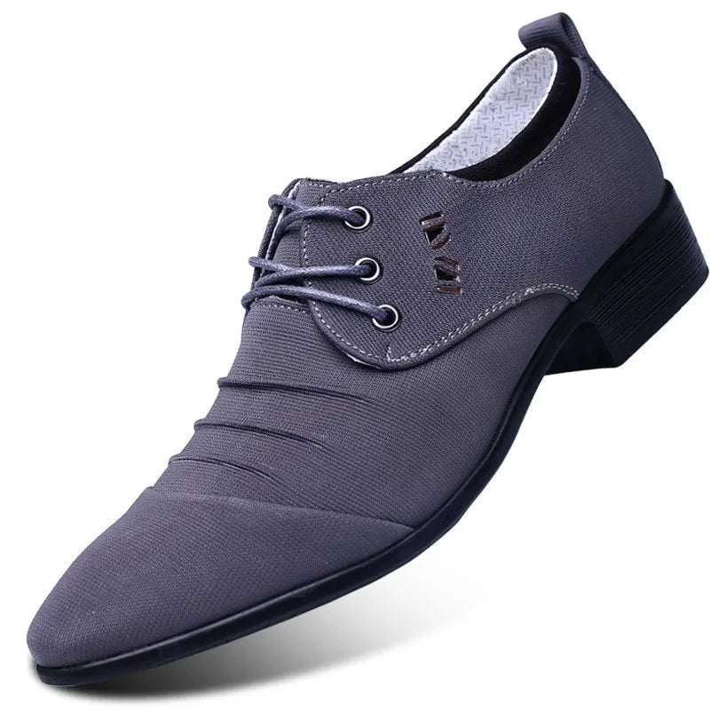 Chaussures Oxford classiques de marque de luxe pour hommes, chaussures en toile respirantes pour hommes, chaussures de mariage formelles, chaussures habillées pour hommes, Herren Schuhe, Sepatu Pria
