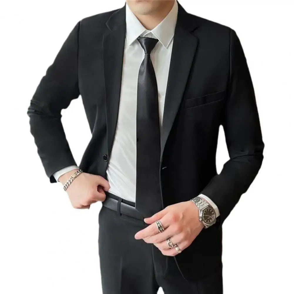 Suits For Men Elegant Wedding 2 Pieces Set Jackets Pants Blazers Slim Fit Formal Outfit Fashion Business Classic 2026 Costume