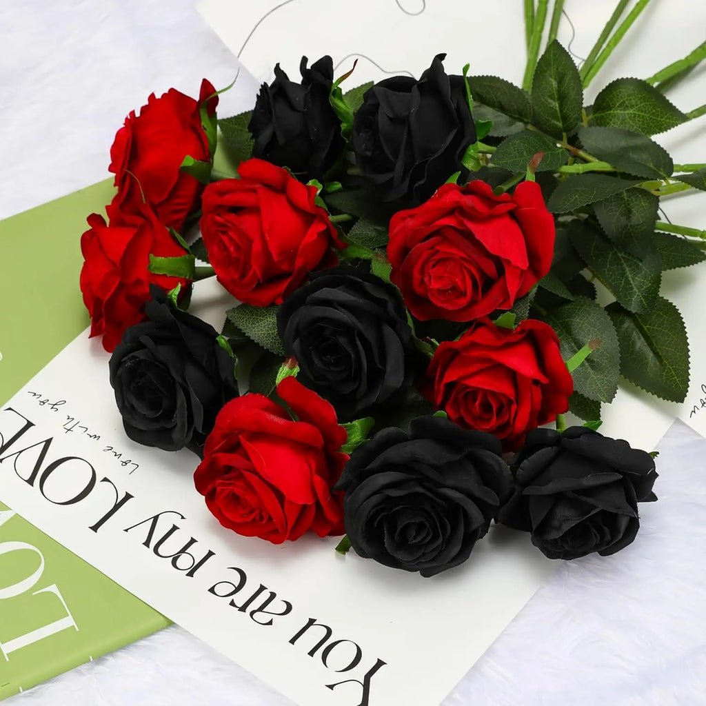 Bouquet de Mariée en Soie Rose Fleur Artificielle — Prêt à Offrir et à Bricoler