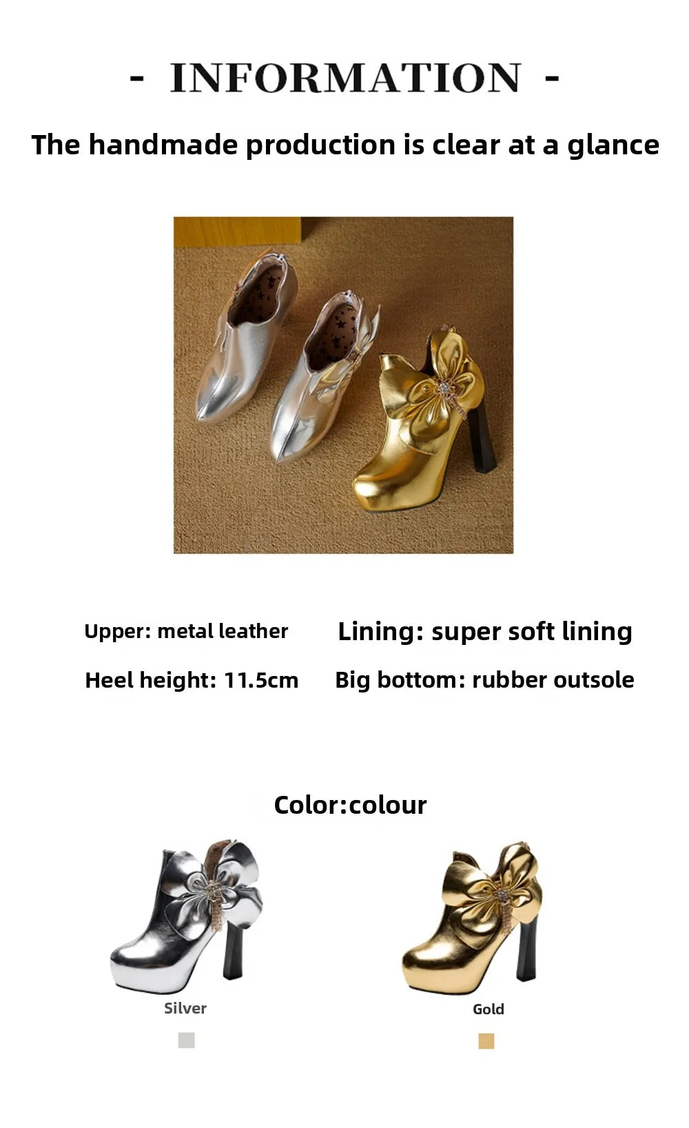 Women Spring and Autumn Fashion Round Head Coarse Heel Ankle Boots Dress Party Short Boots Work Clothes Women Shoes 55-8