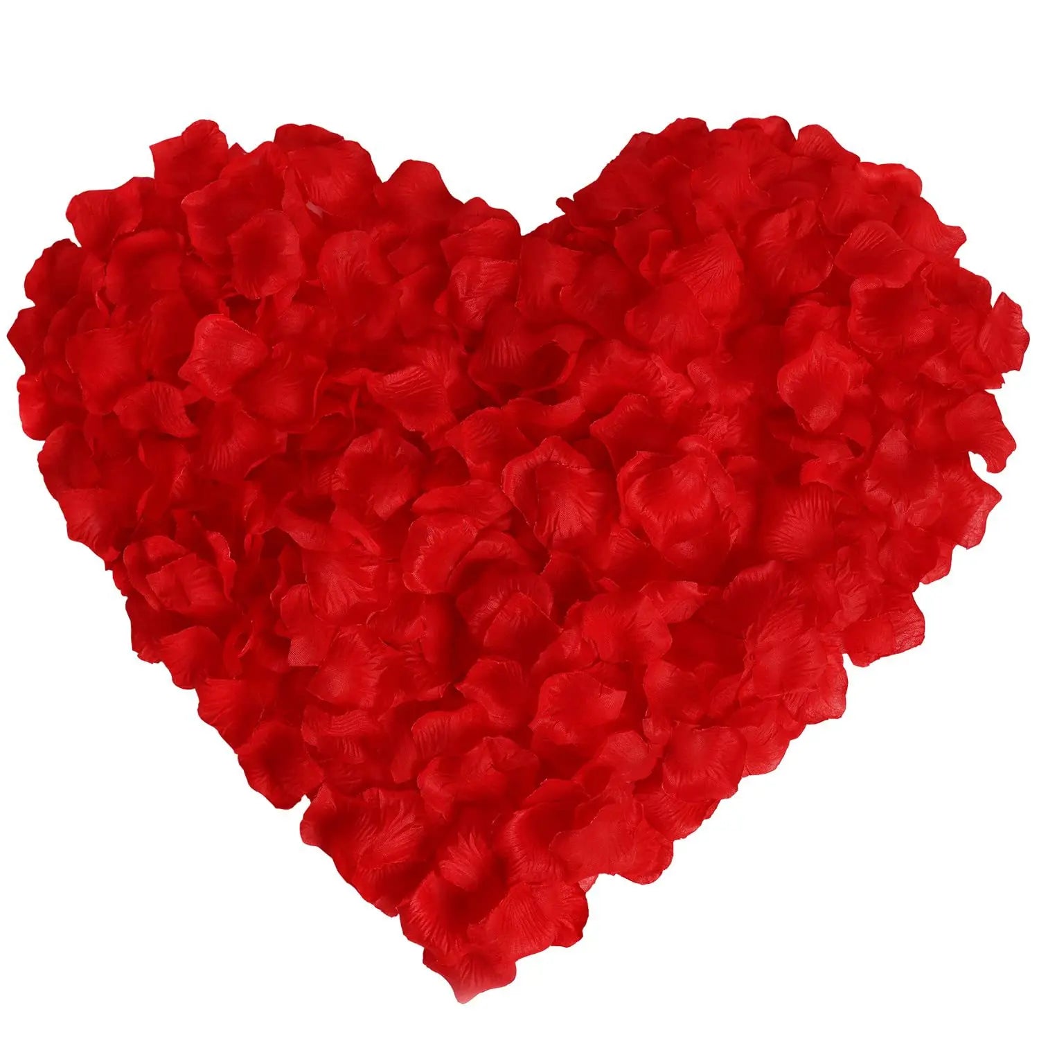 1000 Pcs Pétales de rose artificiels en soie, décoration romantique pour fête à la maison, Saint-Valentin, mariage, guirlande de fleurs, décoration de pétales de rose