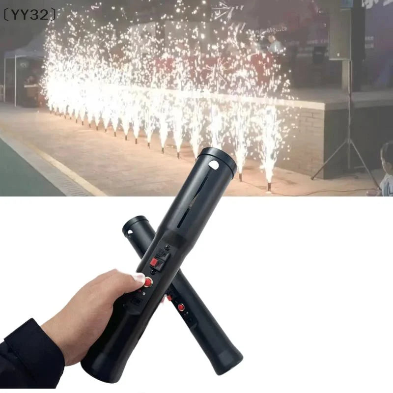 〔YY32〕Machine à feux d'artifice avec contrôleur portable, fontaine froide, machine à étincelles, pour fête, bar, mariage, performance