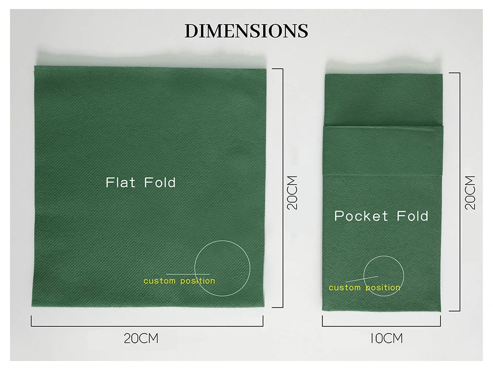 50pcs Personalized Napkins Wedding Engagement Party Table Dinner Decoration Custom Bar Napkins LOTS of COLORS Avail