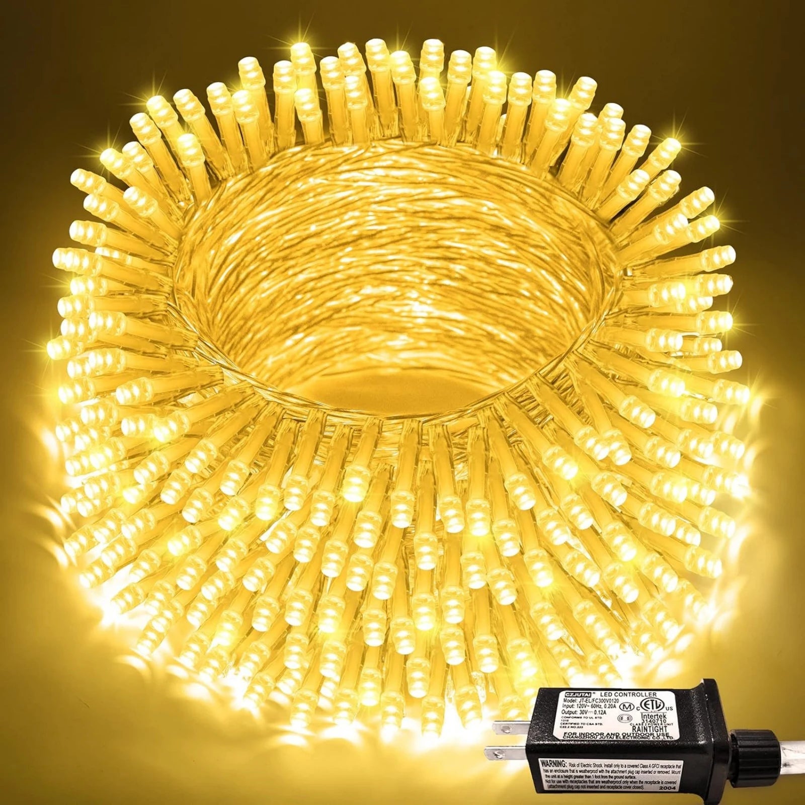 24V 100/800LED String Lights 8 Modes Waterproof Blue White Warm RGB LED Fairy Lights Courtyard Christmas Party Wedding Decor
