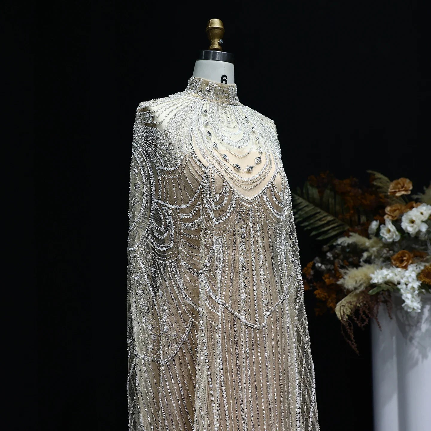 Robes de soirée personnalisées, robe de bal de luxe sexy, Caftan, robe de mariée nude, formelle, élégante et exquise, robe de soirée de haute qualité pour femmes
