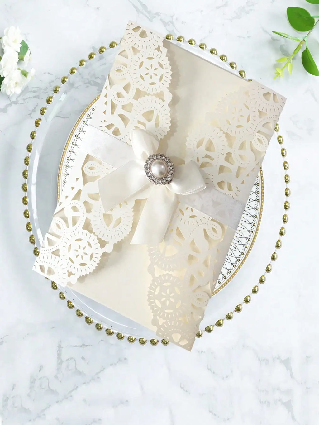 2pcs Festival Party Invitation Letter Laser Hollow European Invitation Card Wedding  Card