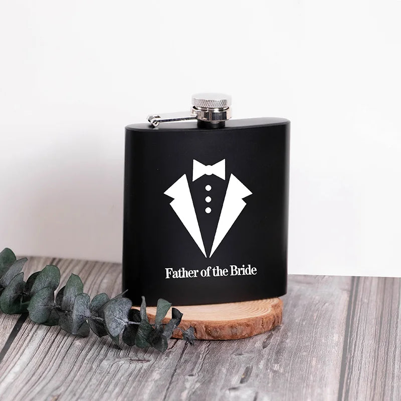 Flacon pour le père de la mariée Futur marié Fiançailles Mariage Camping Enterrement de vie de garçon Week-end EVG Garçon d'honneur Témoin Cadeau de demande en mariage