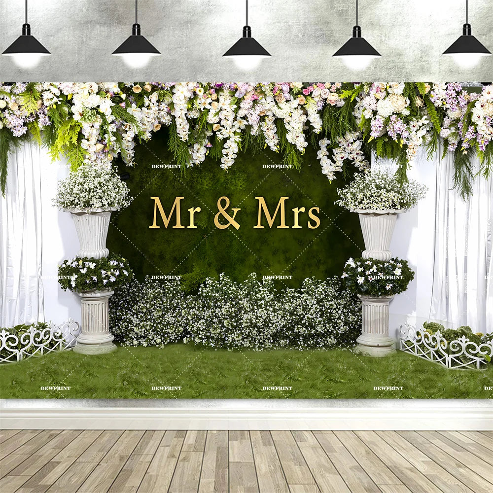 Toile de fond murale de fleurs de mariage, mur floral, pour douche nuptiale, séance photo, décor de mariage pour réception, bannière de fond de photographie de roses