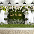 Toile de fond murale de fleurs de mariage, mur floral, pour douche nuptiale, séance photo, décor de mariage pour réception, bannière de fond de photographie de roses
