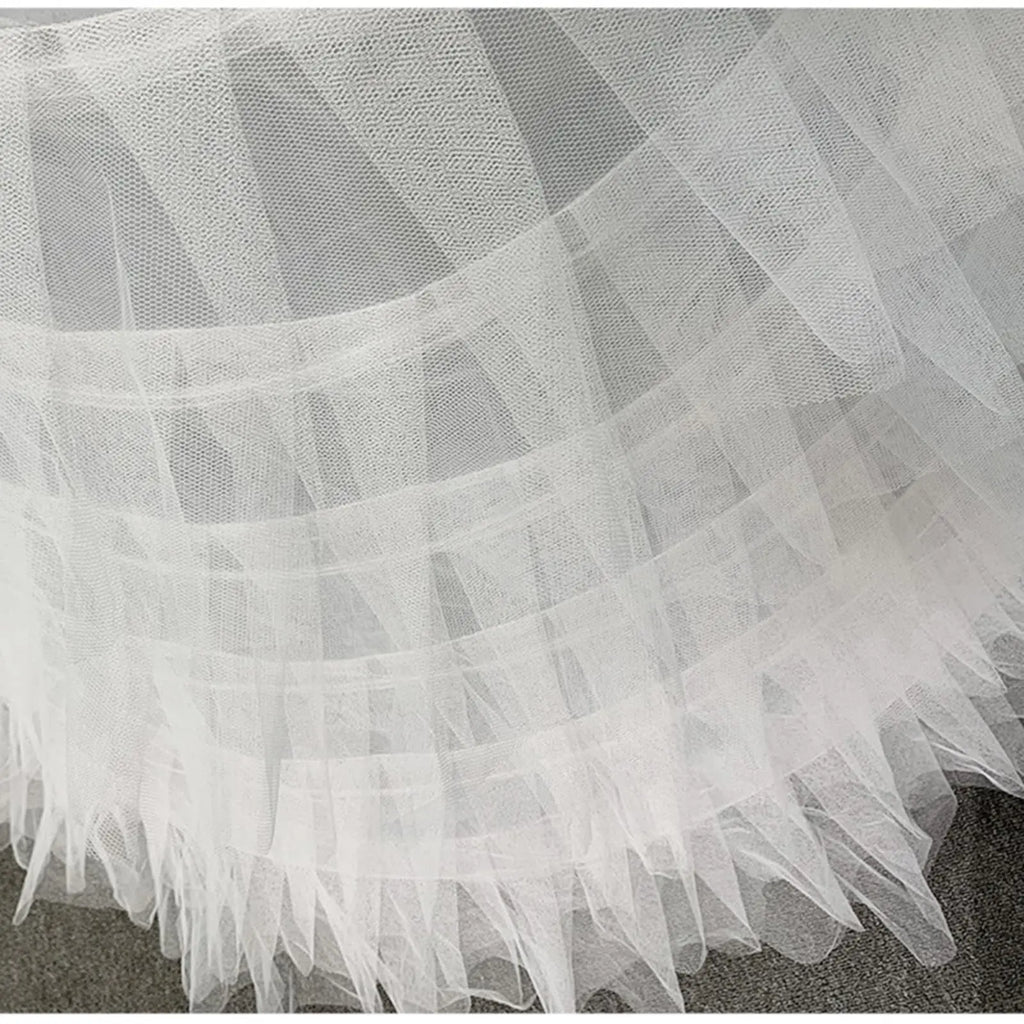 Full White Ball Gown Hoops Wedding Accessories Petticoat Underskirt Slips Quinceanera Gown for Wedding Dress