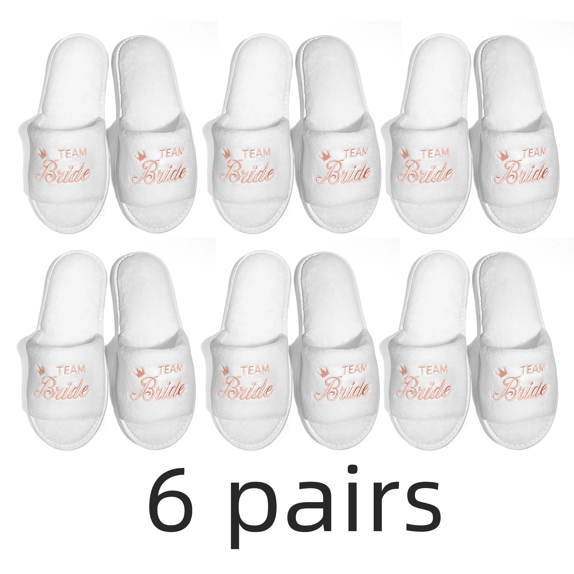Chaussons de mariée et de demoiselle d'honneur, Chaussons de mariage à enfiler pour invités, à bout ouvert avec broderies dorées, vert menthe et roses