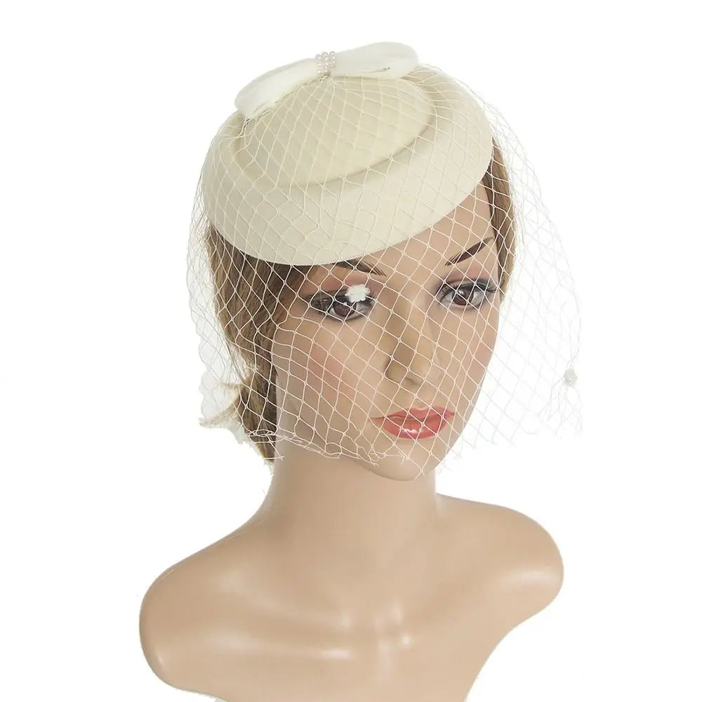 Accessoires Cheveux Serre-têtes Fascinateurs Chapeaux de Mariage Élégants Nœud Feutre Bandeau Pince à Cheveux Fascinateur Chapeau Haut de Forme Mariée