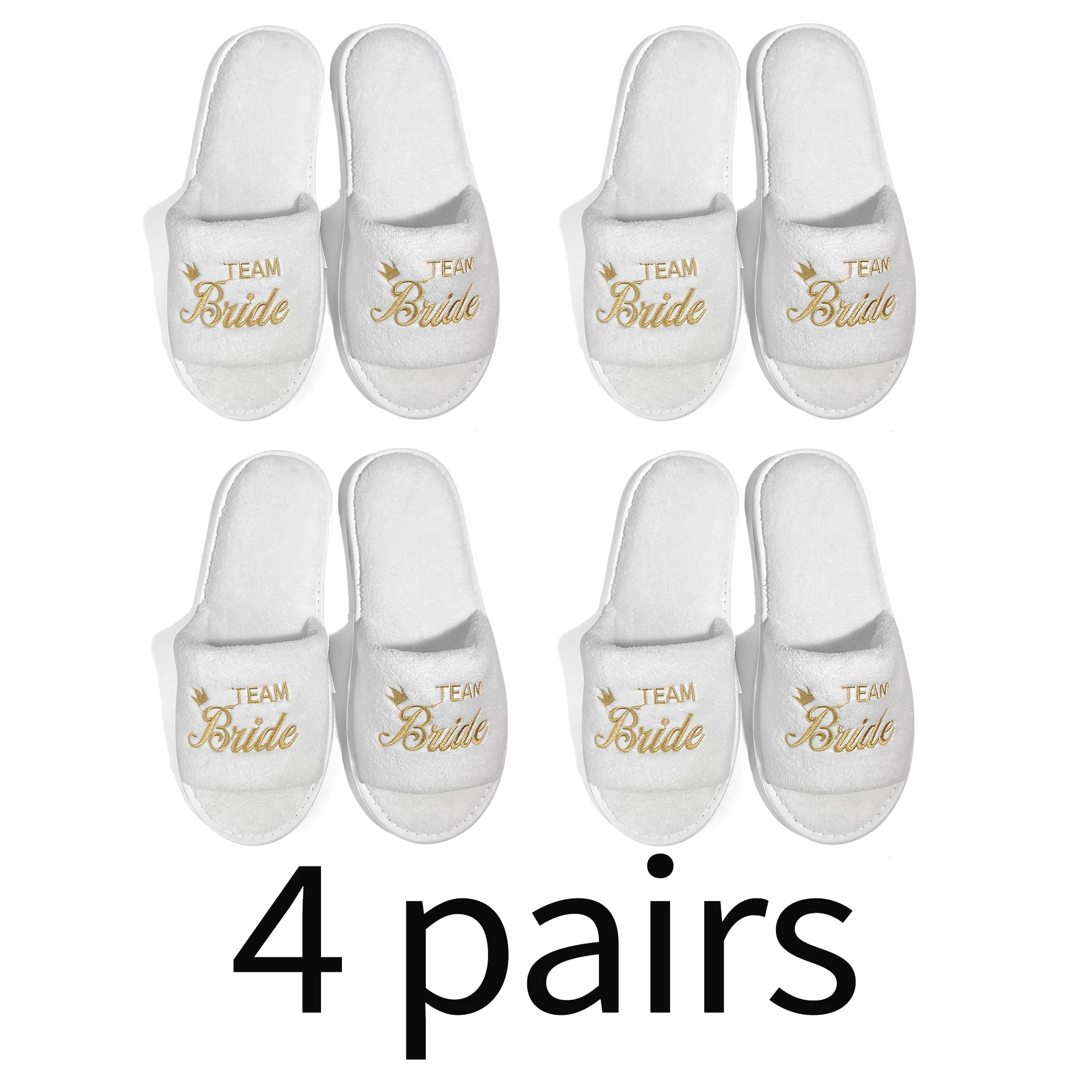 Chaussons de mariée et de demoiselle d'honneur, Chaussons de mariage à enfiler pour invités, à bout ouvert avec broderies dorées, vert menthe et roses