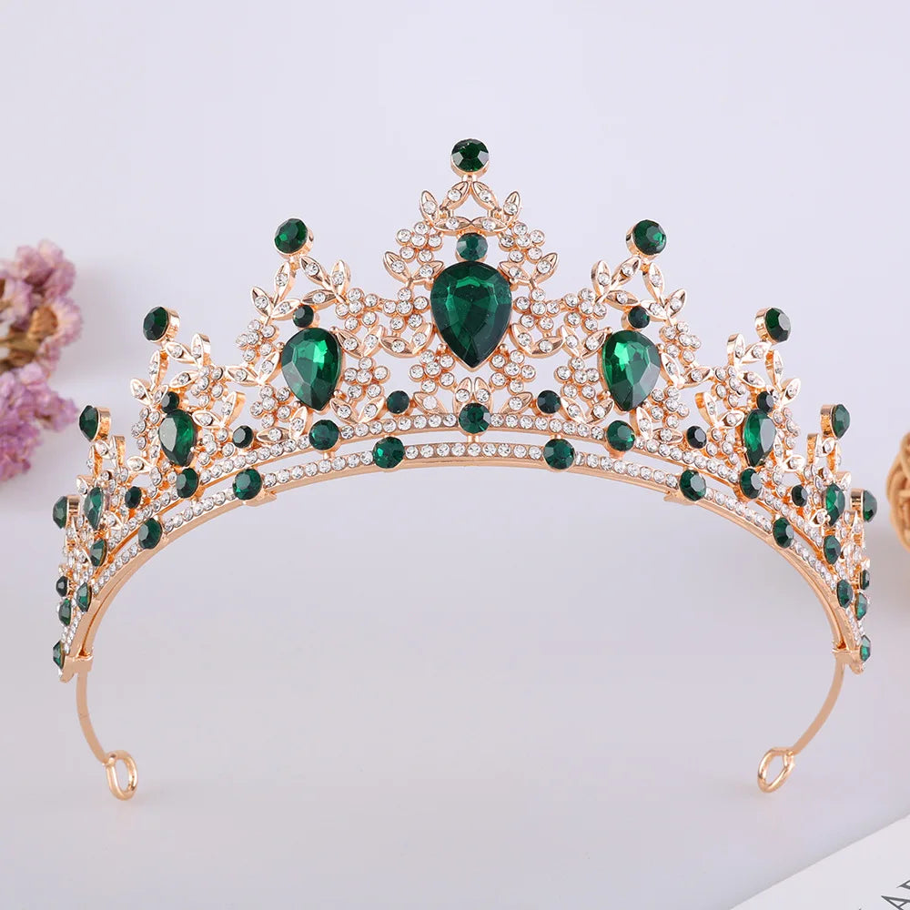 Couronnes et diadèmes de mariée princesse pour filles, bal de promo, anniversaire, robe de mariée, bijoux de cheveux, accessoires de tête de fête