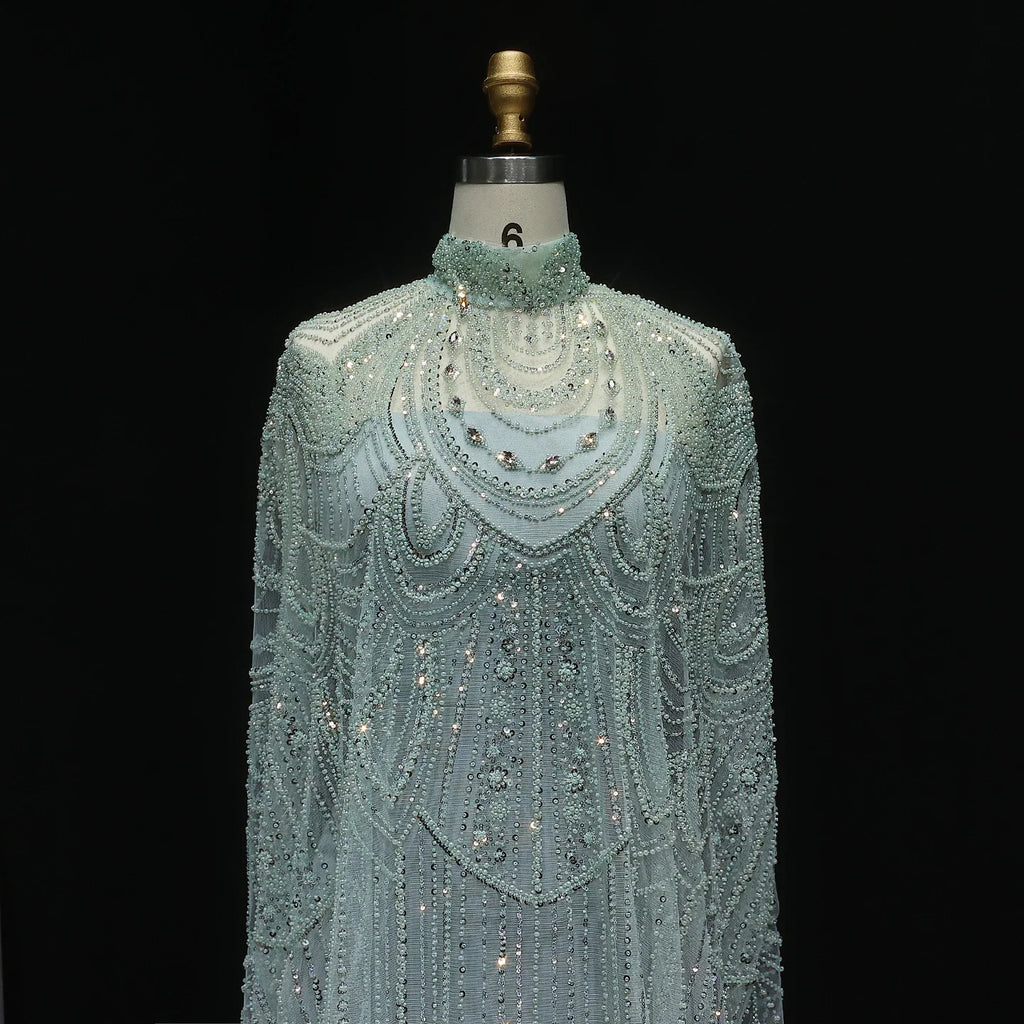Robes de soirée personnalisées, robe de bal de luxe sexy, Caftan, robe de mariée nude, formelle, élégante et exquise, robe de soirée de haute qualité pour femmes