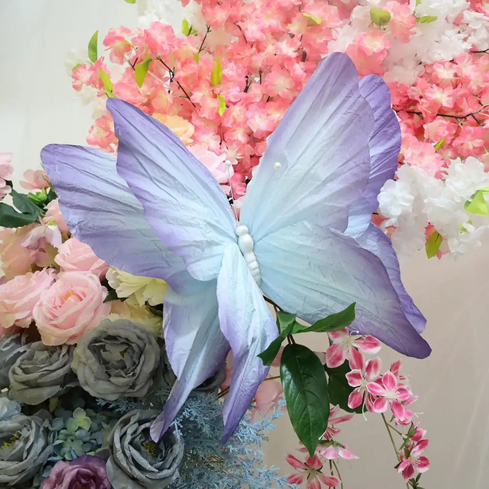 Butterfly Party Decoration Large Artificial Paper Butterfly for Wedding Party Banquet Home Garden Background Decor