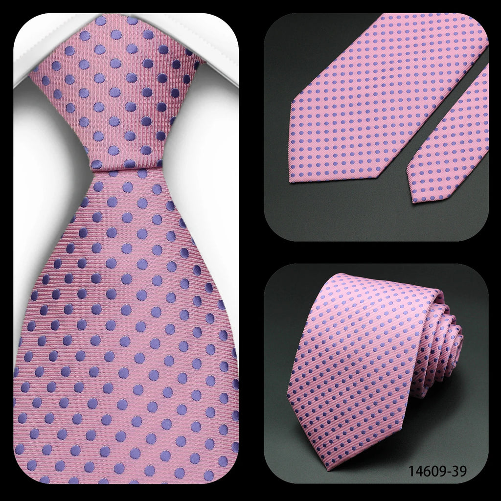 Men's 7cm Patterned Necktie | Stripes, Floral & Plaid | Groom & Wedding Party
