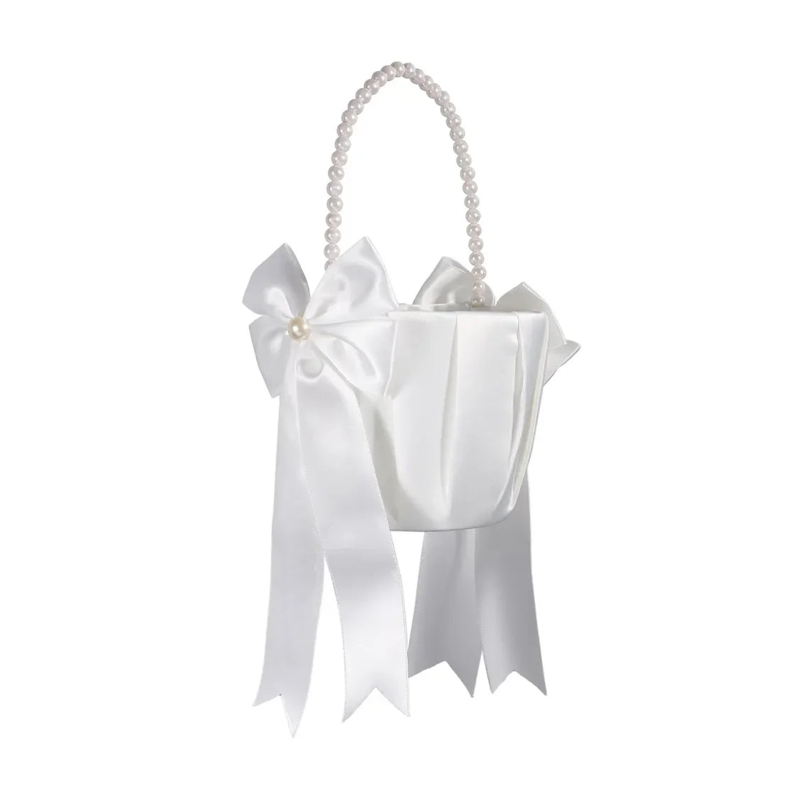 Panier de demoiselle d'honneur ivoire et oreiller de porteur d'alliance Accessoires de mariage Future mariée Fournitures de fête de bachelorette Décoration de jour de mariage