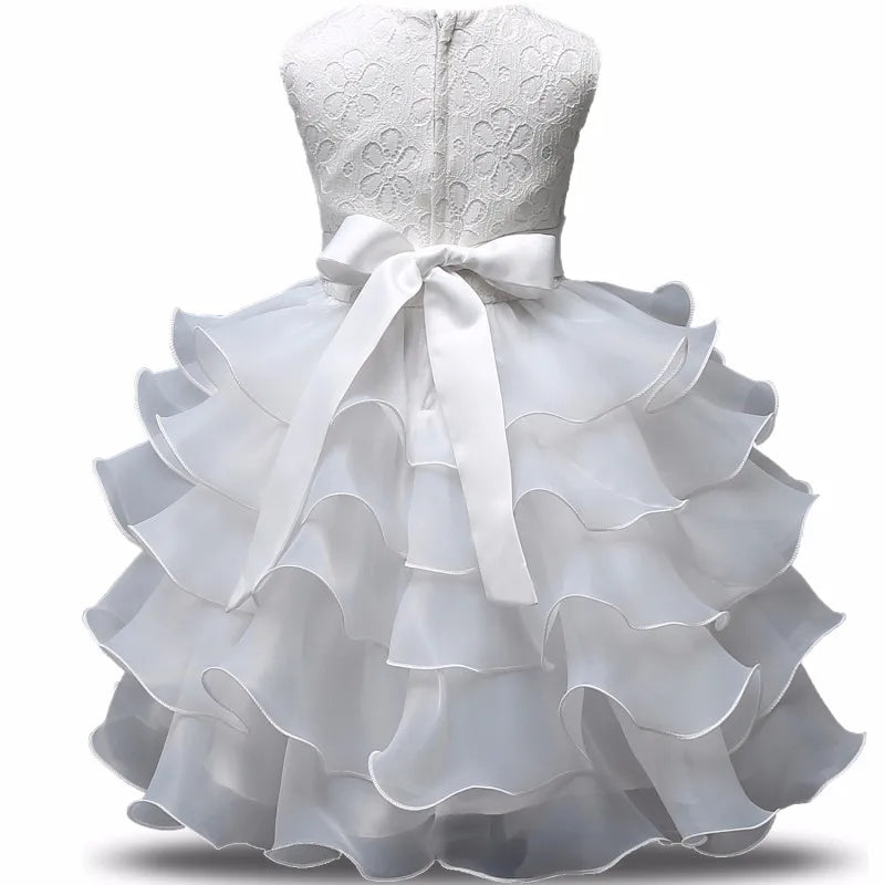 Robe de demoiselle d'honneur pour mariage, pour bébé fille de 2 à 8 ans, tenues d'anniversaire, robes de première communion pour enfants, tenues de fête pour petites filles