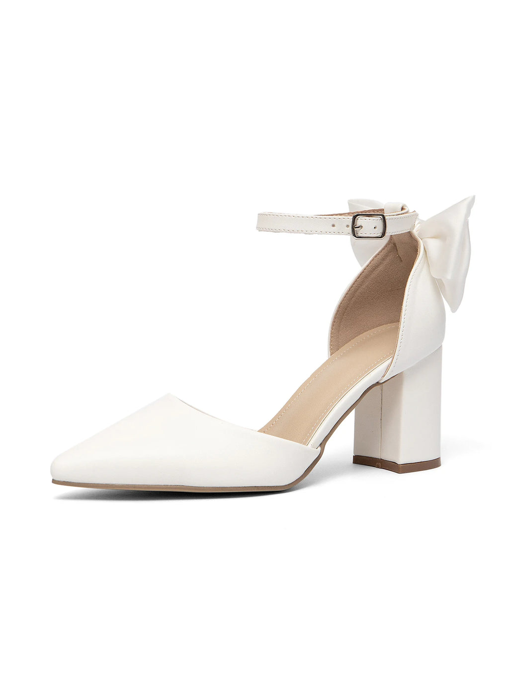 Chaussures pour femmes, nouvelles chaussures, talons hauts en cuir souple blanc, jolis nœuds, élégantes, sexy, pour mariage, banquet, soirée, bout creux pointu, talons super hauts