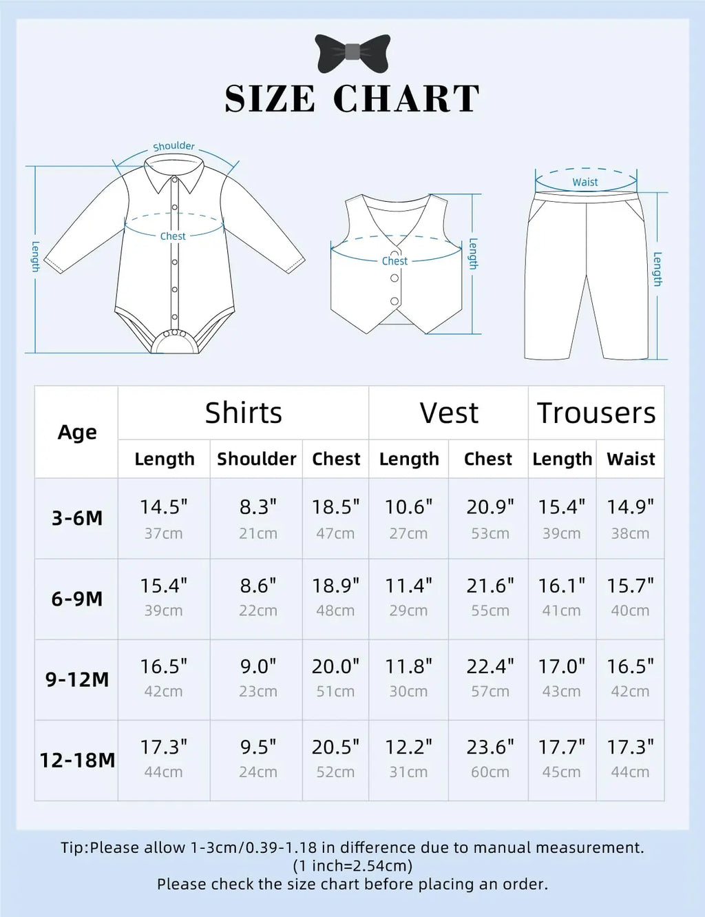 Ensemble Costume Bébé Garçon Tenue Formelle pour Mariage 1er Anniversaire Nouveaux-nés Barboteuse Gilet Pantalon Vêtements de Gentleman