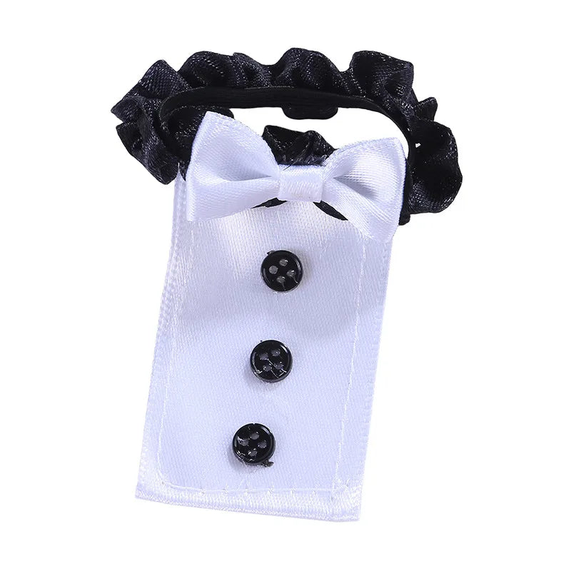 Lot de 2 nœuds papillon pour mariée et marié, décor de verres à vin pour fête de mariage