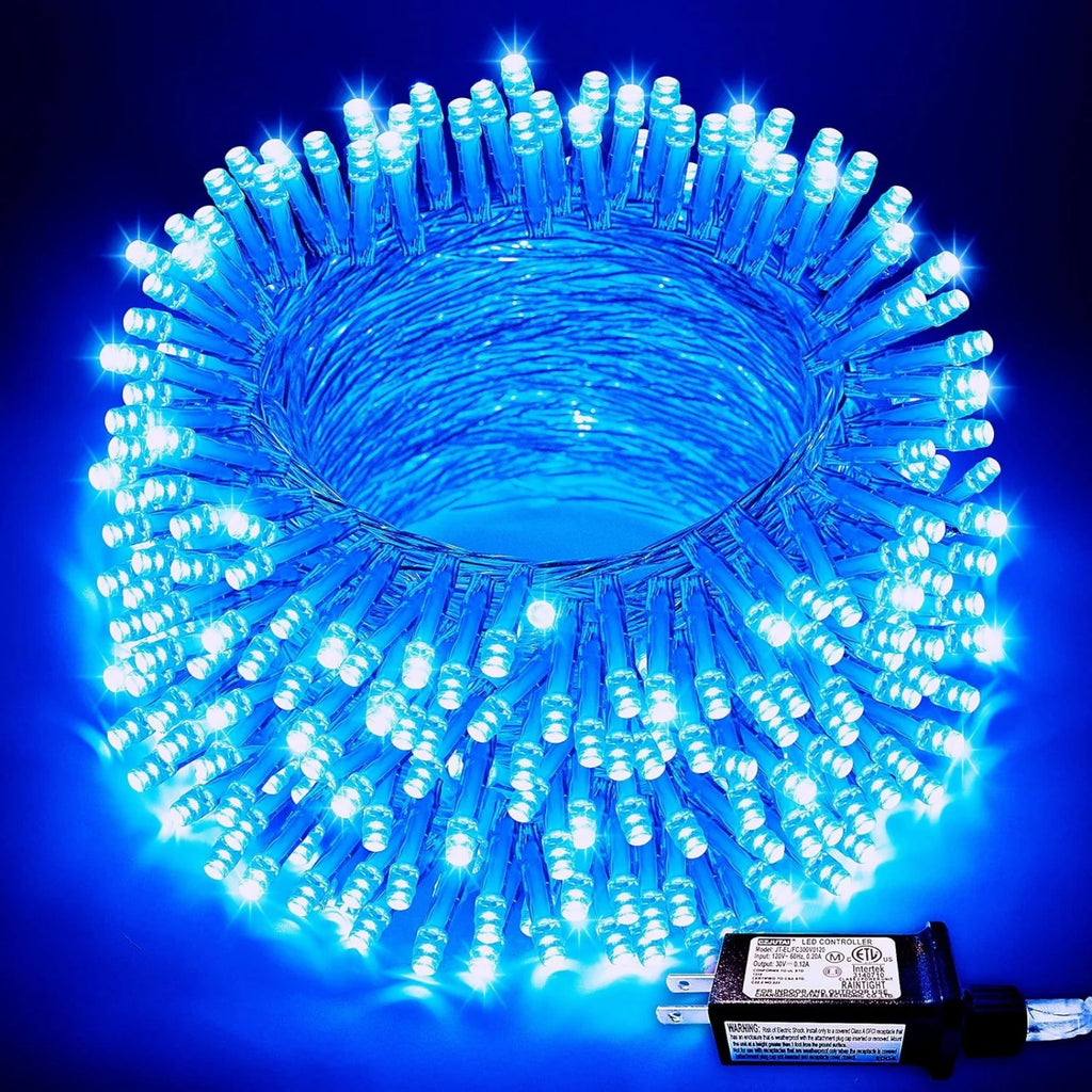 24V 100/800LED String Lights 8 Modes Waterproof Blue White Warm RGB LED Fairy Lights Courtyard Christmas Party Wedding Decor