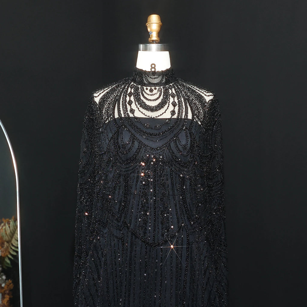 Robes de soirée personnalisées, robe de bal de luxe sexy, Caftan, robe de mariée nude, formelle, élégante et exquise, robe de soirée de haute qualité pour femmes
