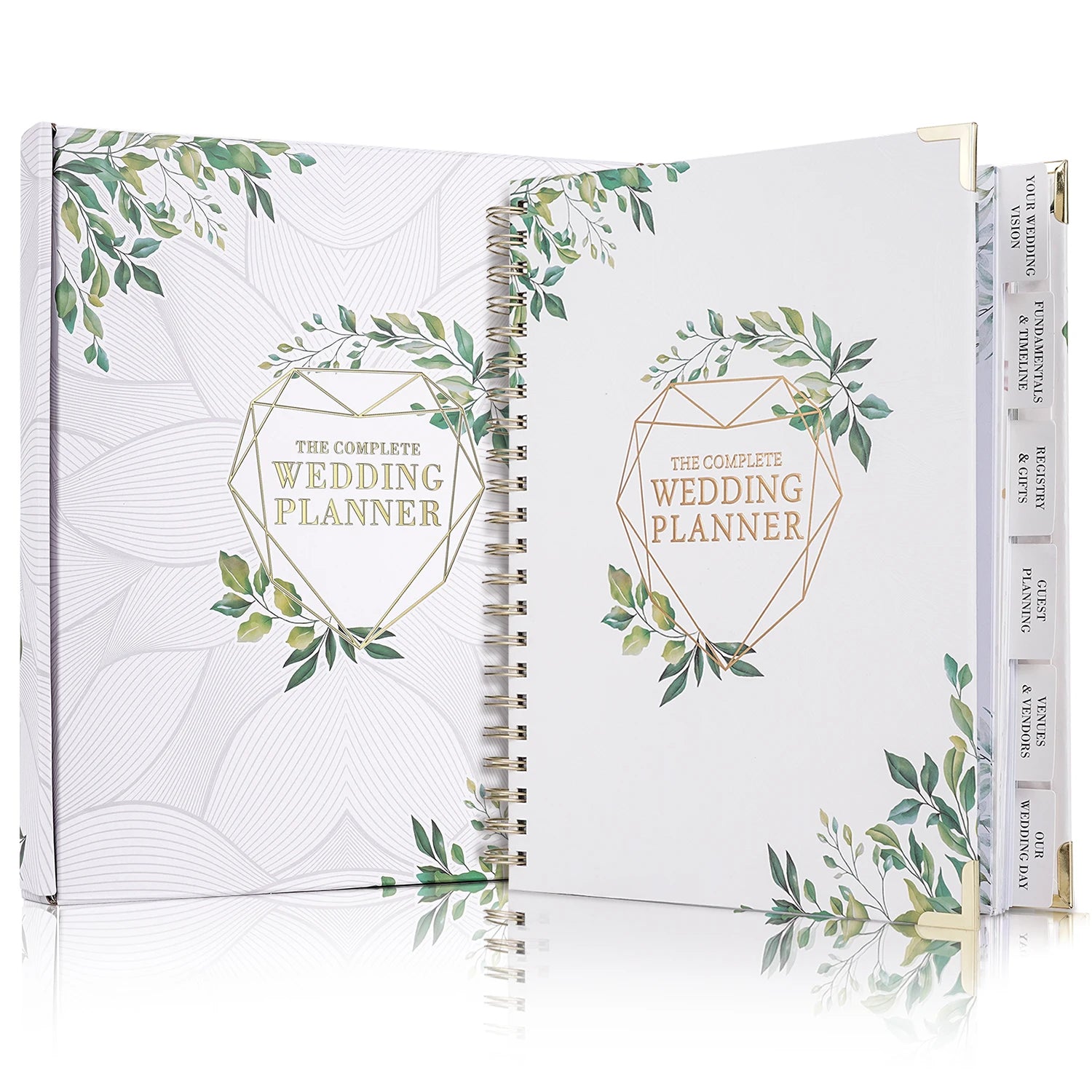 Livre d'or de mariage Planificateur de réception Livre de signatures Album de mariage DIY Style minimaliste Album commémoratif rigide pour couples