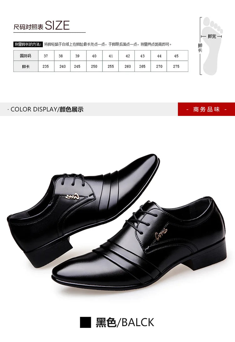 Chaussures de costume d'affaires pour hommes, nouveau modèle de printemps, chaussures grande taille pour hommes 2025, luxe, cuir, décontracté, habillé, haute qualité