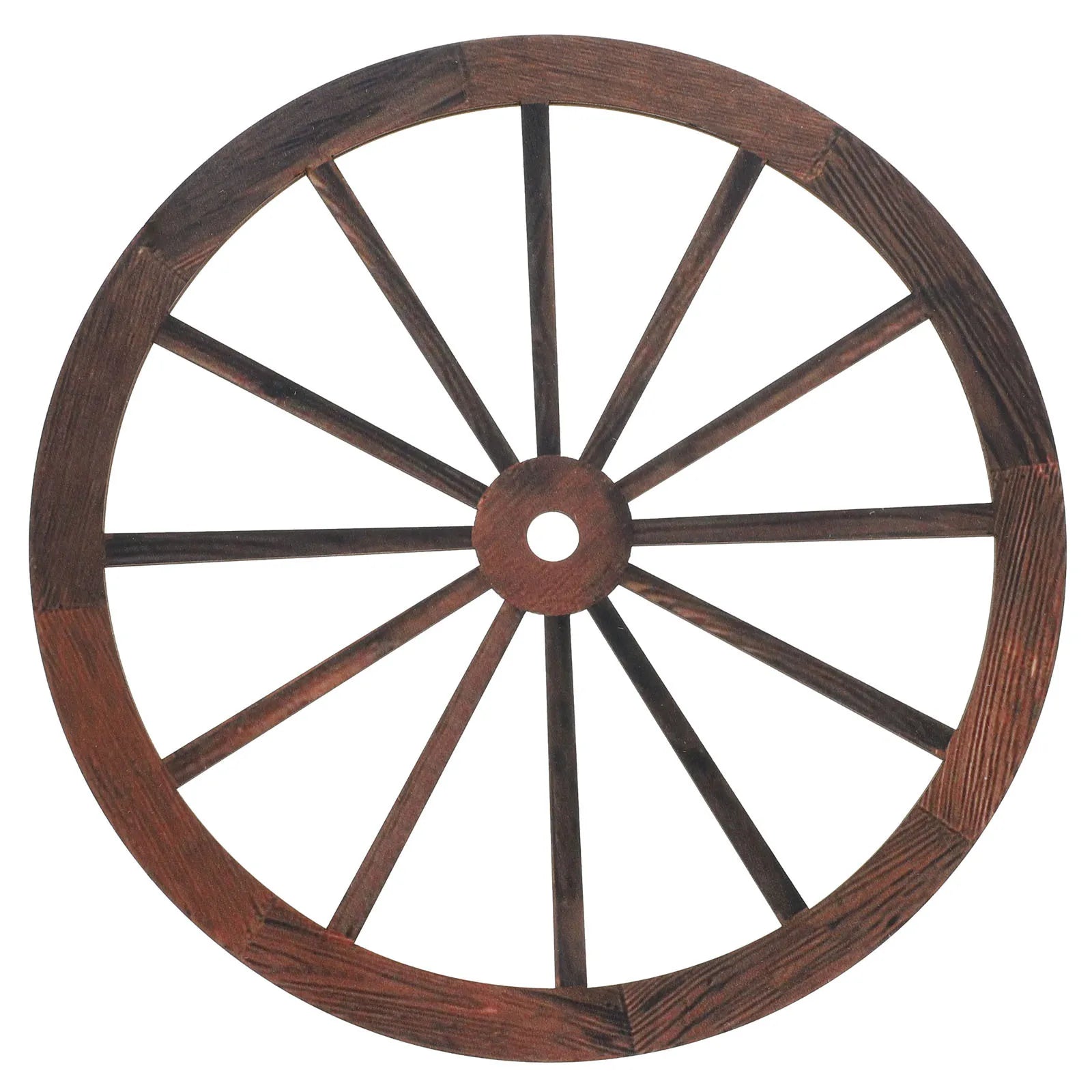 Décoration murale Chariot en bois Décoration murale Roue de chariot vintage rustique Décoration murale Jardin Bureau Salon