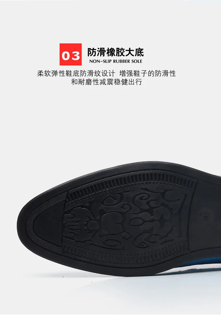 Chaussures Habillées Homme 2026 Nouvelles Chaussures en Cuir Décontractées Homme Chaussures Habillées d'Affaires en Cuir Tendance Polyvalentes Mocassins Bout Pointu à Enfiler