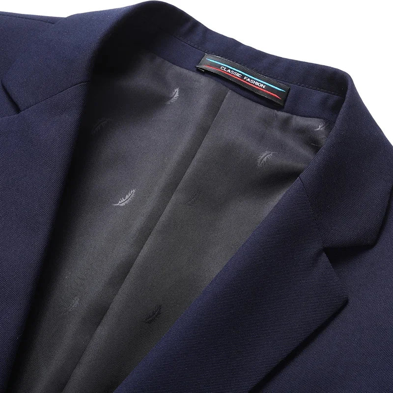 Men's Solid Color Wedding Blazer | Groom & Best Man Suit Jacket