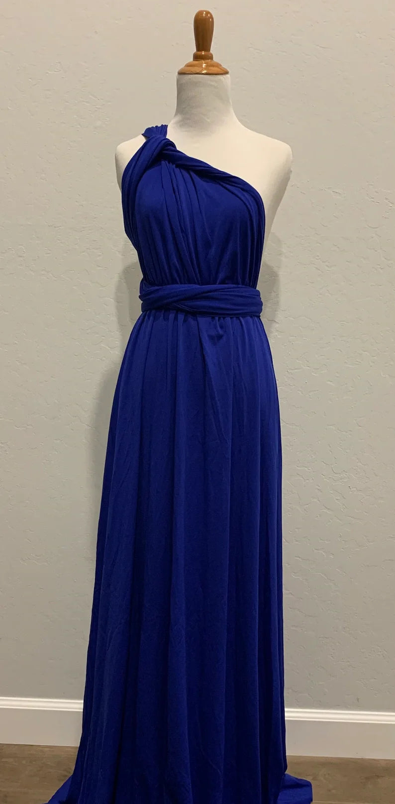 Robe de demoiselle d'honneur, robe longue vert olive de demoiselle d'honneur, robe convertible pour cortège nuptial, robe infinie multivoies, robe sur mesure