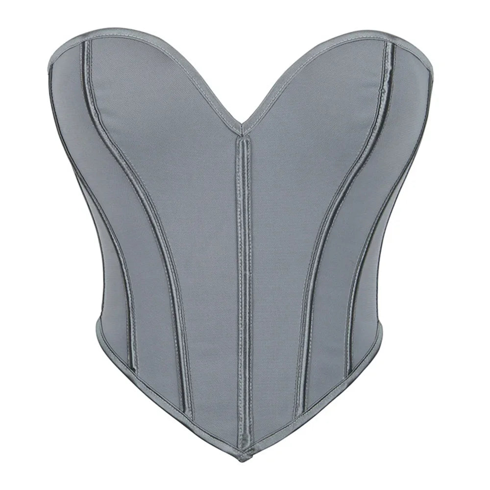 Corsets pigeonnants sexy / Sculpteurs de corps à lacets dorés / Corset lingerie gothique