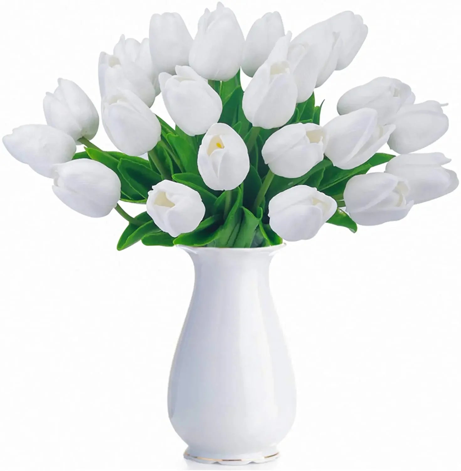 Tulipes noires artificielles "effet naturel" pour décoration de mariage (Lot de 20)