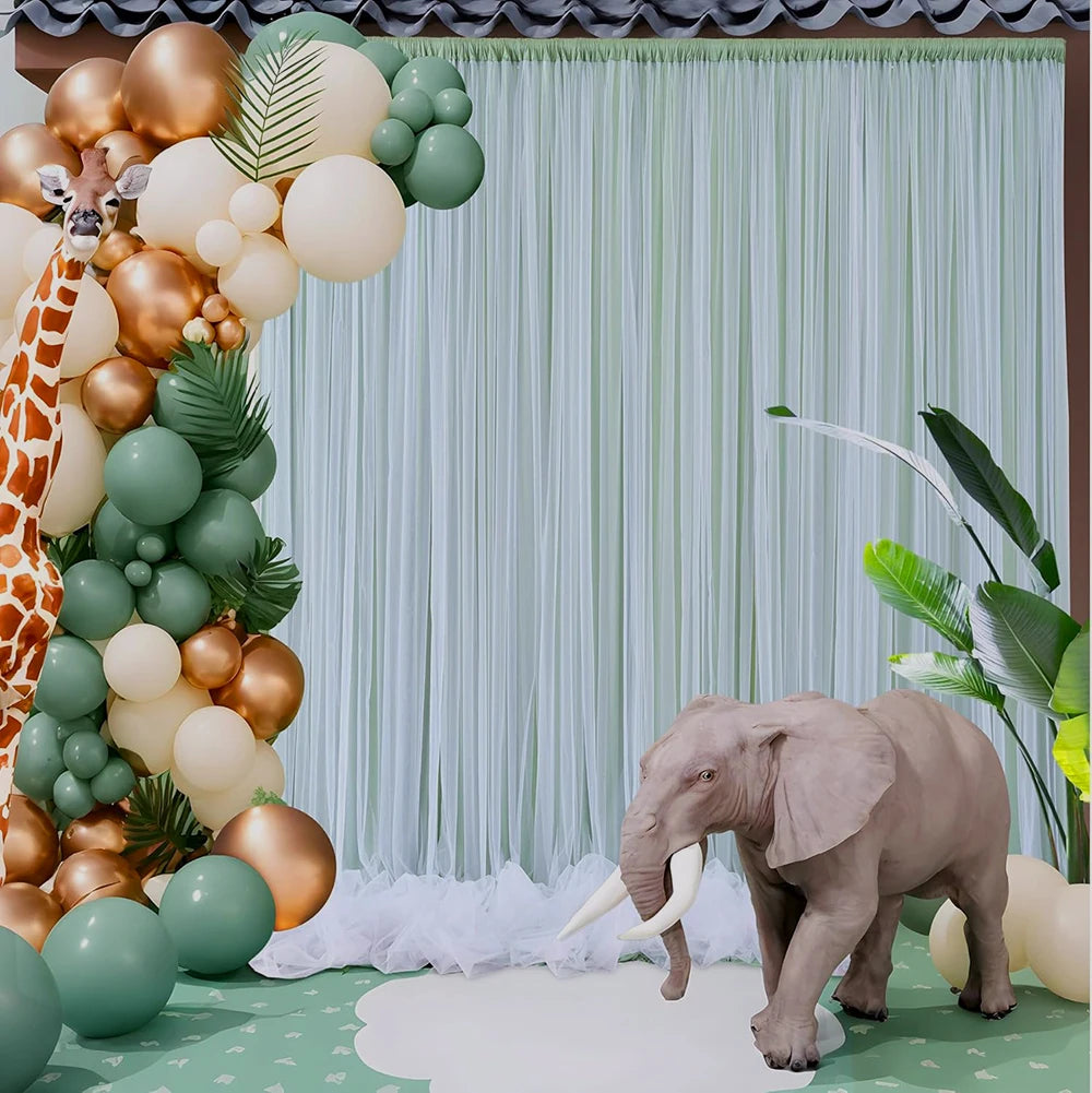 Satin Backdrop Christmas Curtains Wrinkle Free Silky Fabric Background Drapes for Baby Shower Birthday Party Prom Wedding Decor