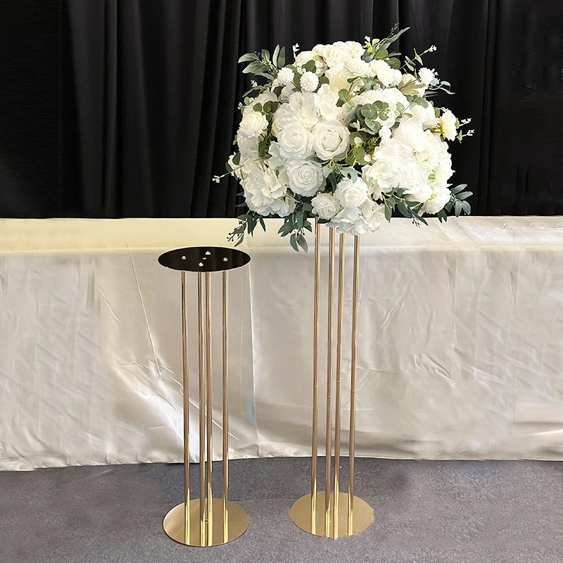 10 Supports de fleurs Centres de table de mariage Chemin de plomb pour événements Centres de table modernes pour la décoration