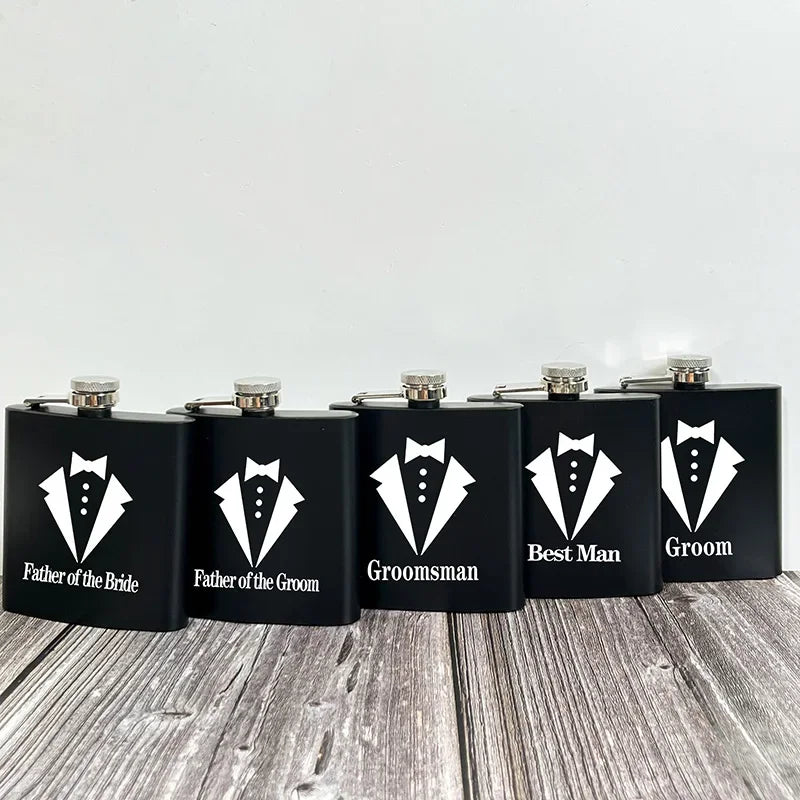 Flacon pour le père de la mariée Futur marié Fiançailles Mariage Camping Enterrement de vie de garçon Week-end EVG Garçon d'honneur Témoin Cadeau de demande en mariage