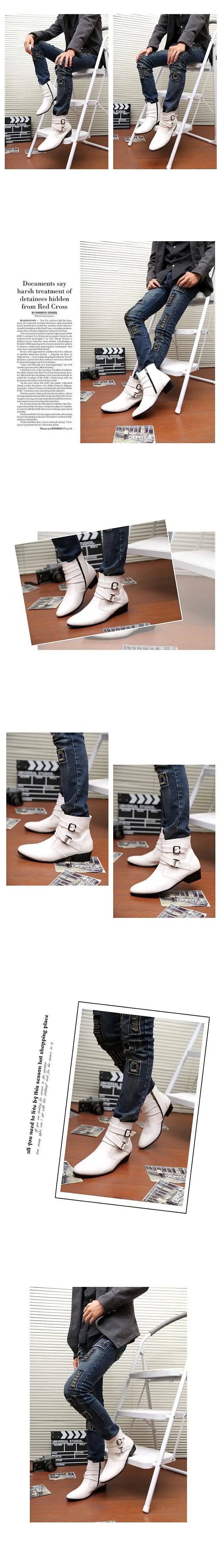 Brand Men's Boots Leather Oxford Dress Shoes Male British Chelsea Shoe Mens Winter Business Point Footwear 2025 Ankle Boots