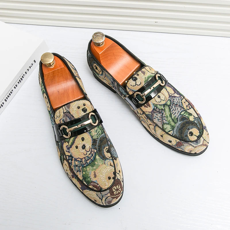 Groom's Patent Leather Loafers | Men's Wedding & Prom Dress Shoes