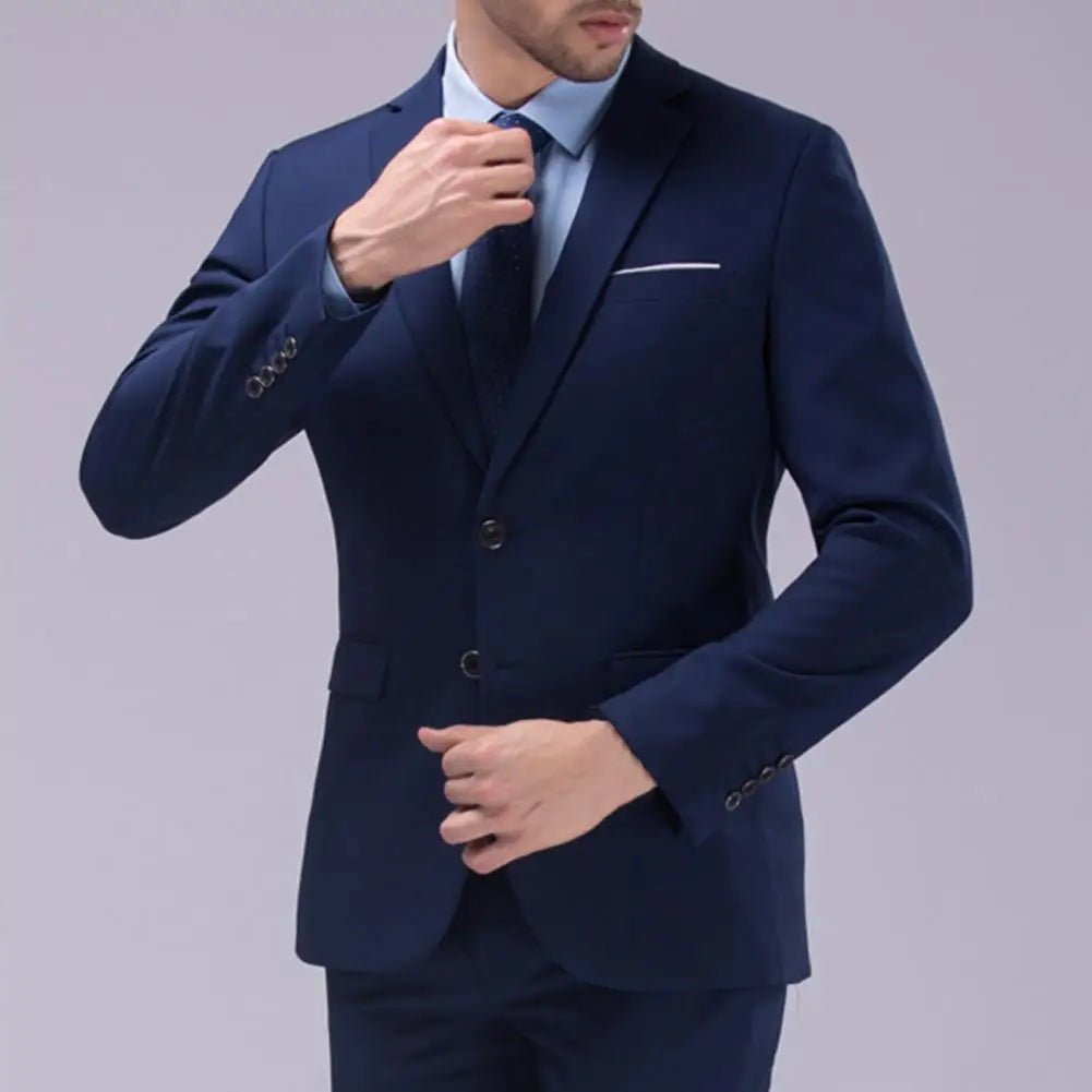 Men's Slim Fit 2-Piece Suit Set | Blazer & Pants | Groom & Wedding Party