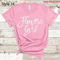 Bridal Bachelor Party T Shirts Baby of Honor Mother of The Groom Jr. Bridesmaid Bride Flowers Girl Brides Babes Team Bride Maid