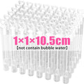 100/10 pièces Cœur d'amour Baguette Tube Vide Transparent Bouteilles de Savon à Bulles avec Poignée Cœur Cadeaux de Mariage pour Invités Décoration de Fête Jouets pour Enfants