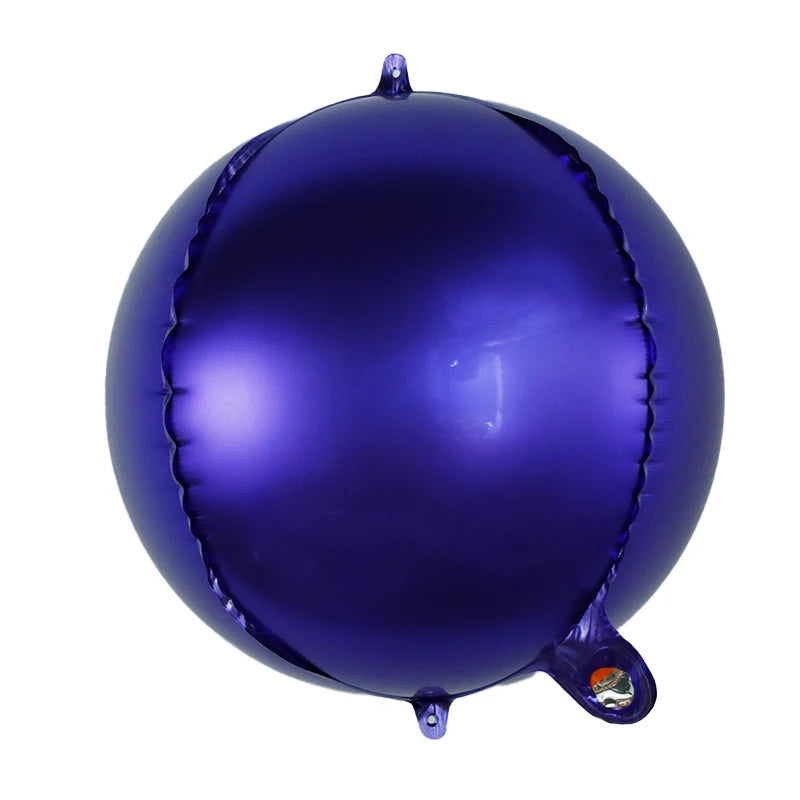20 Ballons ronds 4D de 10 pouces Rouges Argentés en feuille d'aluminium Ballons de fête à thème d'anniversaire Douche de bébé Décoration de mariage Faveur Jouet pour enfants Air Globos