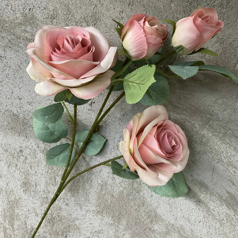 Romantic Artificial Rose Aisle & Venue Décor — Dusty Pink, Blush & More