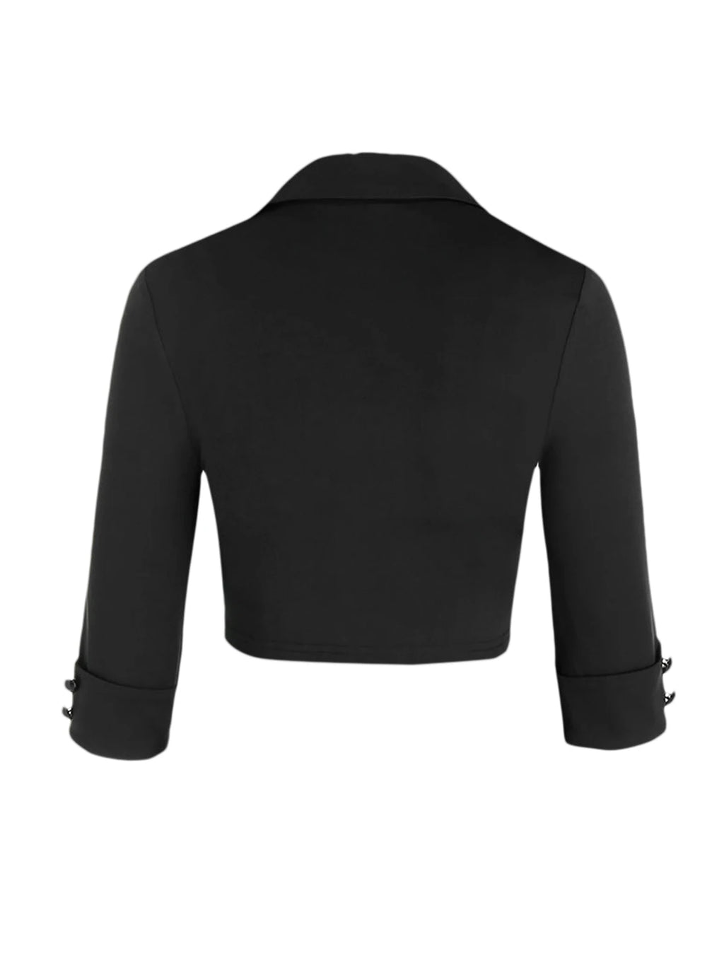 Ensembles de robes gothiques pour femmes 2025 – Veste courte unie ouverte sur le devant et robe croisée à lacets et boucles