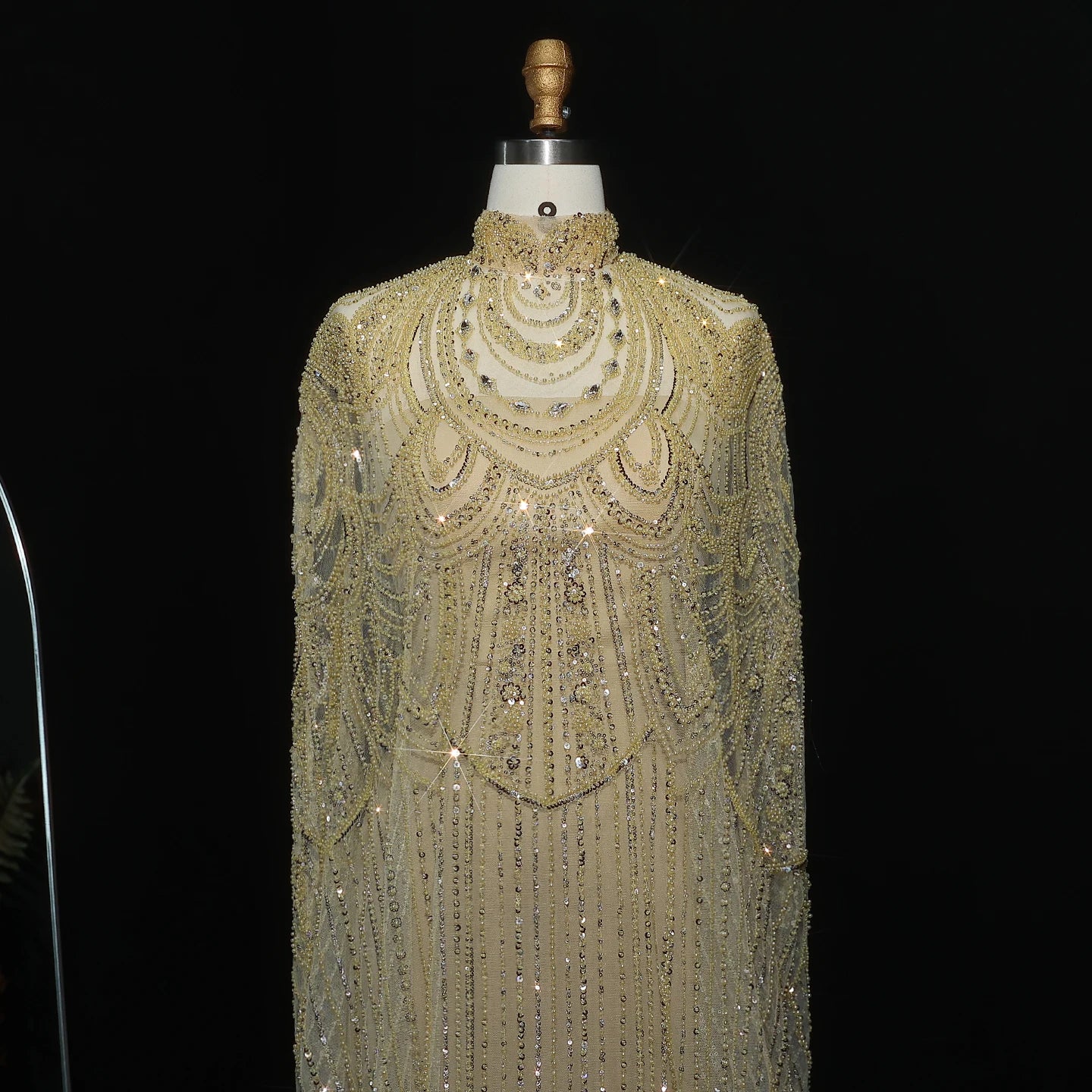 Robes de soirée personnalisées, robe de bal de luxe sexy, Caftan, robe de mariée nude, formelle, élégante et exquise, robe de soirée de haute qualité pour femmes
