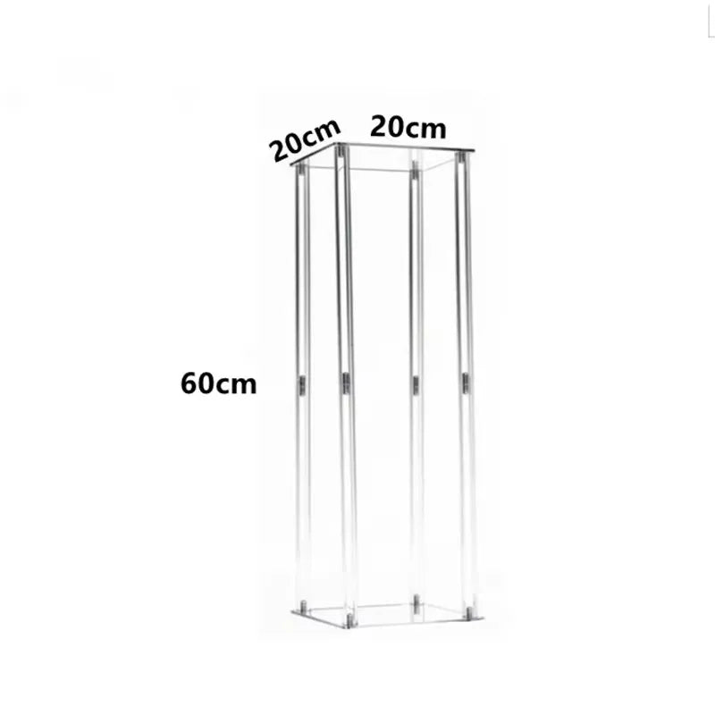 10pcs Acrylic Vases Clear Vases Table Centerpieces Wedding Decor Floral Columns