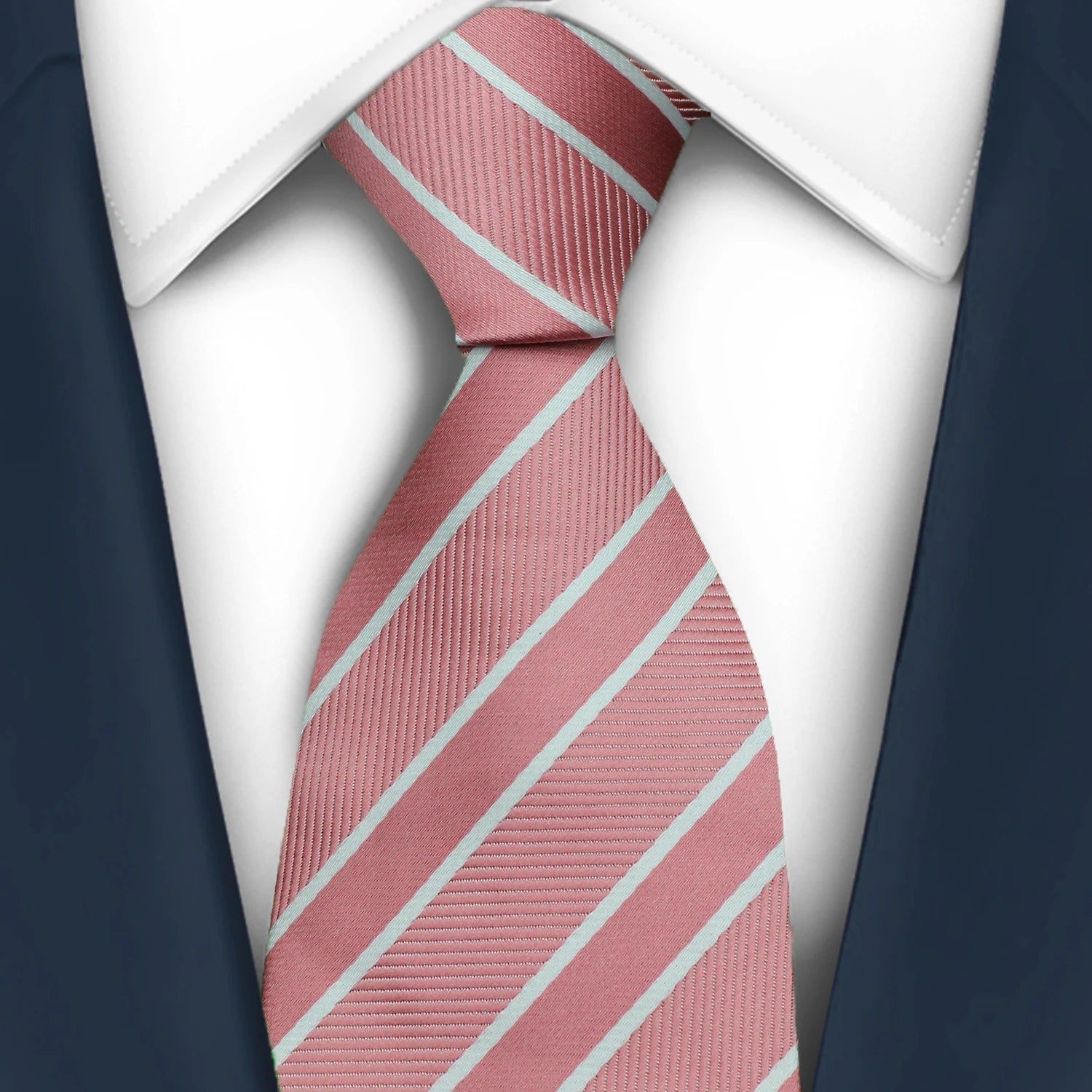 Men's 7cm Patterned Necktie | Stripes, Floral & Plaid | Groom & Wedding Party